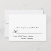 Réponse sensorielle noir et blanc RSVP (Dos)