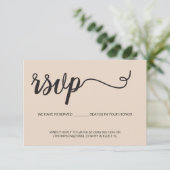 Réponse simple avec carte de réservation sans affr (Debout devant)