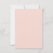 Réponse Simple Mariage Teinté de Rose (Dos)