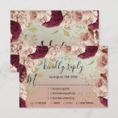 Réponse souhaitée Mariage Paillettes Couronne Bleu (Devant / Derrière)