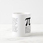 Réponses Pi Infinies Drôle Mug (Centre)