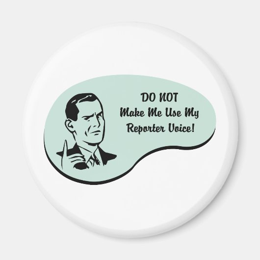 Reporter Voice Magneet (Voorkant)
