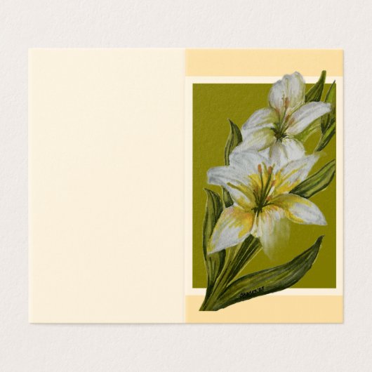 Repos Éternel Merci note (Outside Unfolded)