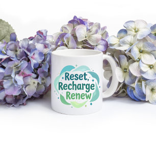 Repos, Recharge, Renouveler Mug