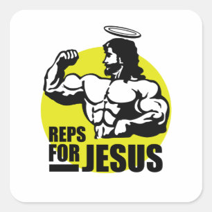 Repo's voor Jezus Vierkante Sticker