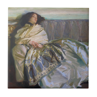 Repose by John Singer Sargent Tegeltje