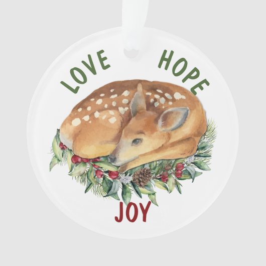 Repose du cerf de Noël - Fawn (devant)