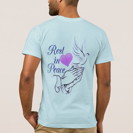 repose en paix t-shirts ailes anges (Dos)