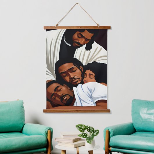 Repose en sa présence Tapisserie en bois recouvert (Salon)