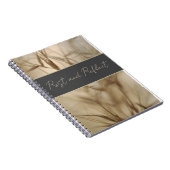 "Repose et réflexion" Carnet Spiral (Côté Droit)