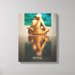 REPOSE Meisje met Skateboard Canvas Art Afdruk