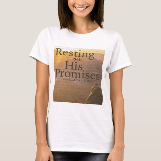 Repose sur ses promesses T-shirt à manches longues (Devant)