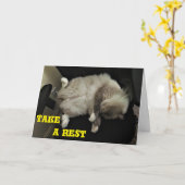 Repose-toi, carte (Fleur jaune)