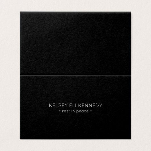 reposer en paix plié (Outside Unfolded)