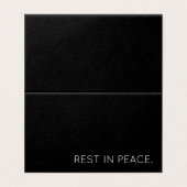 reposer en paix plié (Outside Unfolded)