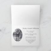 reposer sur la carte funéraire paix (Intérieur)