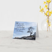 Reposez dans l'ombre de la toute-puissance - Carte (Fleur jaune)