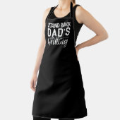 Reposez-vous BBQ Grillant Papa Grand tablier noir (Insitu)