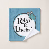 Reposez-vous et détendez-vous Turquoise Designer P (Gant de toilette)