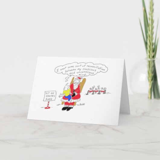 Reposez-vous sur la carte du genou de Père Noël (Devant)