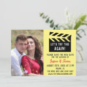 Reprenons cela, invitation drôle pour une mise à j (Debout devant)