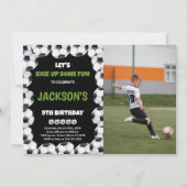 Reprenons le football Invitations Anniversaire ave (Devant)