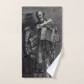Représentation graphique de Saint Athanase d'Alexa (Serviette à main)