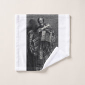 Représentation graphique de Saint Athanase d'Alexa (Gant de toilette)