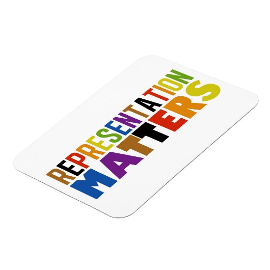 Representation Matters Rainbow Diversity Card Magneet (Linkerzijde)