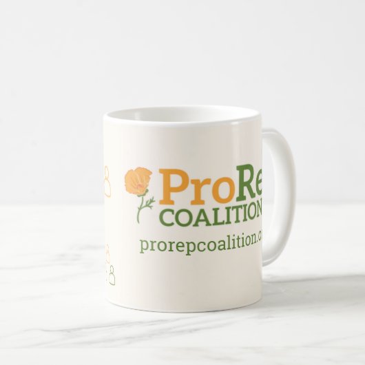 Représentation proportionnelle Mug (Devant droit)