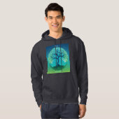 Représenter le design sweat - shirt à capuche du S (Devant entier)