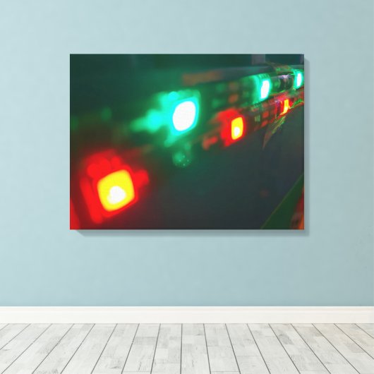 Reprieve from the Technological Dark Canvas Afdruk (Insitu (Houten vloer))