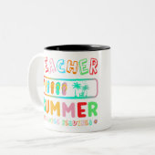 Reprise estivale de l'enseignant Nécessité Mug de  (Devant gauche)