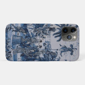 Repro Chinoiserie Delft Blue en White Tegel Case-Mate iPhone Case (Achterkant (horizontaal))
