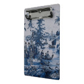 Repro Chinoiserie Delft Blue en White Tegel Mini Klembord (Angled2)