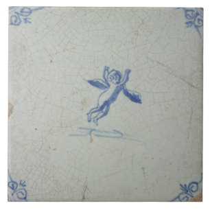 Repro Nederlands Blauw en Wit Delft tegels Tegeltje