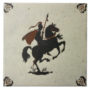 Repro Nederlands Bruin Unieke Delftse tegels Tegeltje