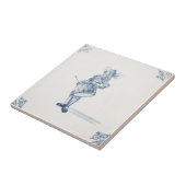 Repro Portugais Drummer Bleu Azulejos Carreaux (Côté)