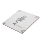 Repro Portugese Drummer Azulejos Tegel Tegeltje (Zijkant)