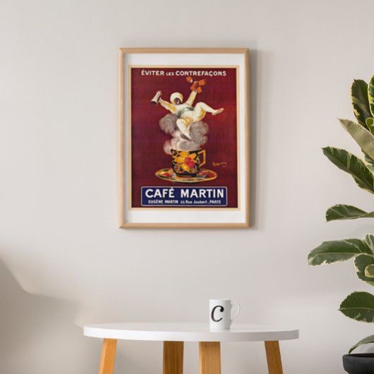 Repro Publicité Café vintage. Art déco
