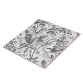 Repro Traditional Floral Tegel Tegeltje (Zijkant)