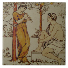 Repro Wedgwood Neoclassical Sinaasappel Grove Musi Tegeltje