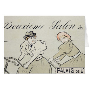 Reproductie van een poster adverteren de "Salon du