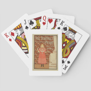 Reproductie van een poster adverteren "Doctor Pete Speelkaarten