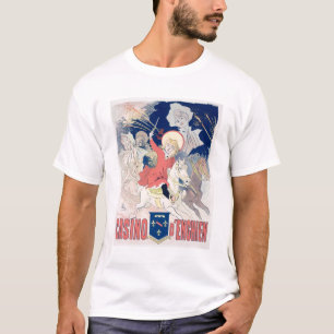 Reproductie van een poster adverteren het casino d t-shirt