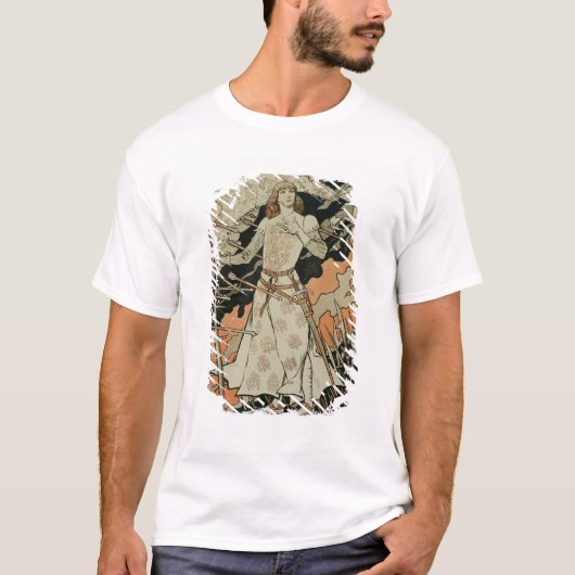 Reproductie van een poster adverteren "Joan of Arc T-shirt (Voorkant)