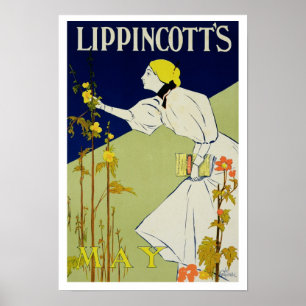 Reproductie van een poster adverteren "Lippincott'