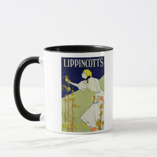 Reproductie van een poster adverteren "Lippincott' Mok