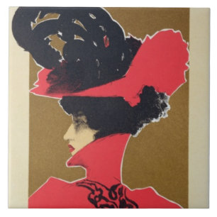 Reproductie van een poster adverterene 'Zlata Tegeltje