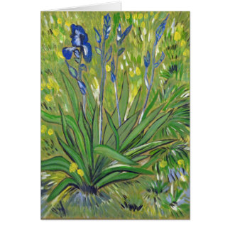 Reproduction acrylique de l'art de Van Gogh Irises
